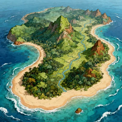Island Map preview