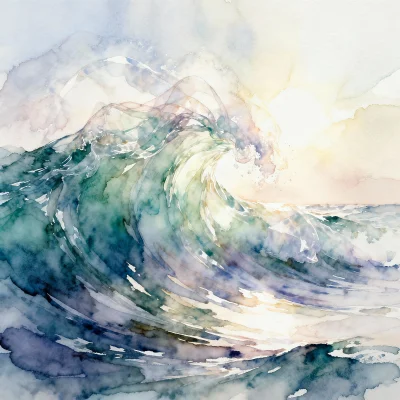 Watercolor wash preview