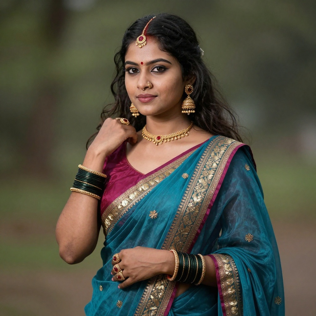 Art: A beautifully indian girl