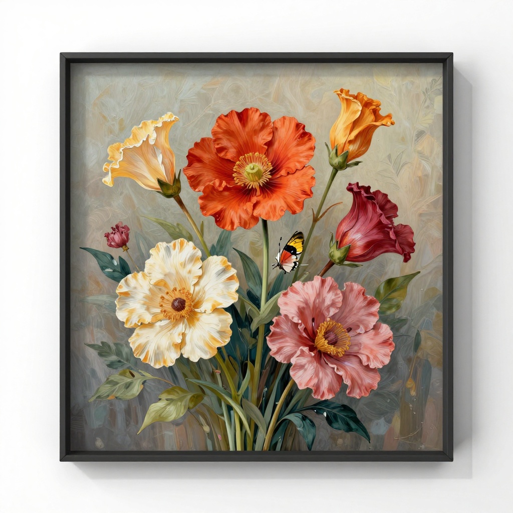 Art: a picture of flowers