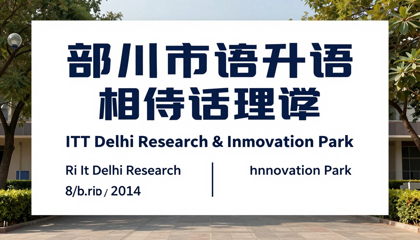 A modern educational summer camp poster set at IIT Delhi Res...