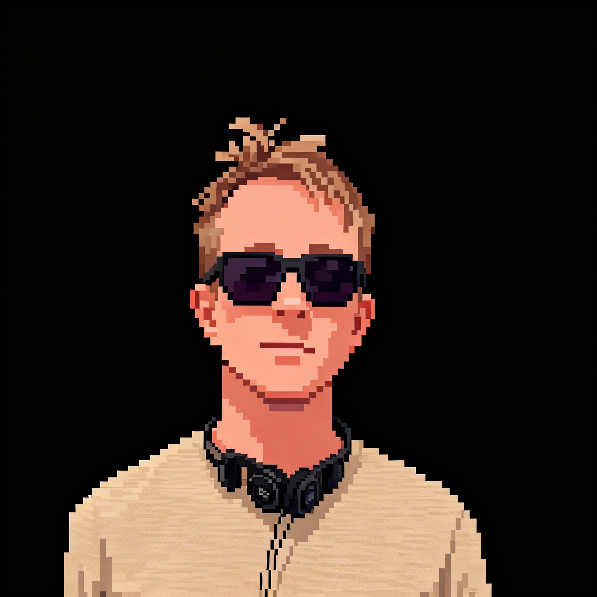 Profile Picture: center the person, remove the background (replaced with solid black) and remove the phone and hand so it doesnt look like a selfie