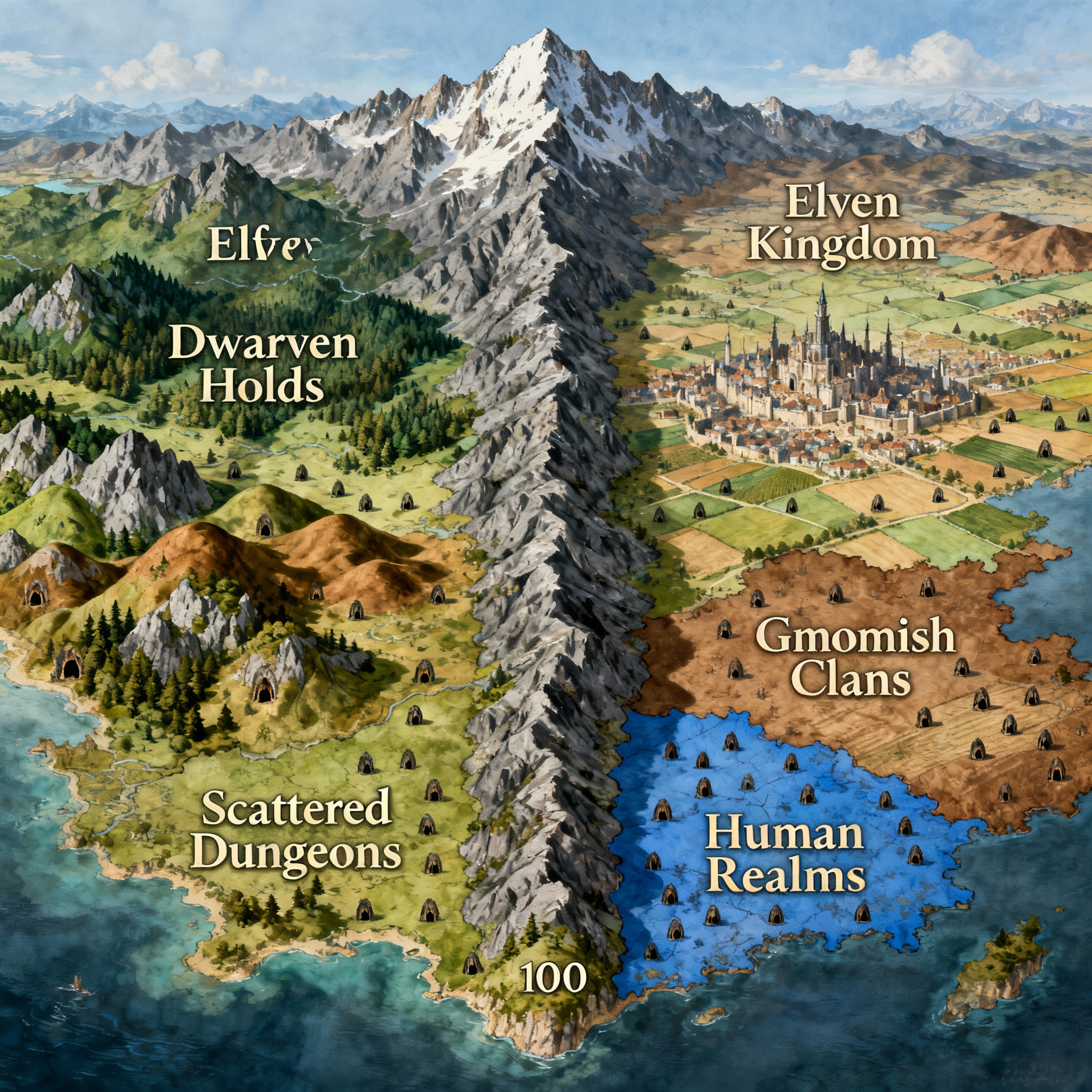 A gigantic continent divided among 6 nations/kingdoms. Runni...